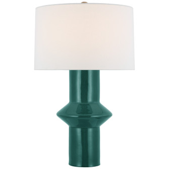 Maxime LED Table Lamp in Emerald Crackle (268|PCD 3602EGC-L)