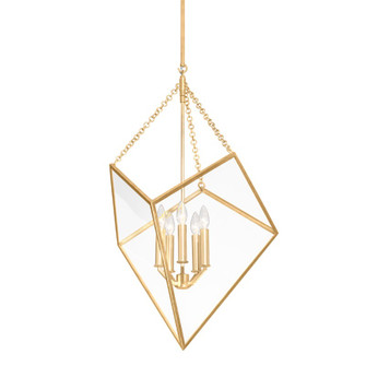 Brookfield Five Light Lantern in Vintage Gold Leaf (70|2534-VGL)