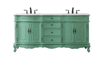 Danville Double Bathroom Vanity in Vintage mint (173|VF10172DVM-VW)