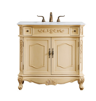 Danville Single Bathroom Vanity in Light antique beige (173|VF10136LT-VW)