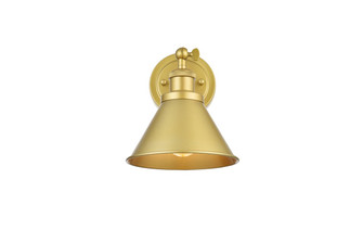 Bentley One Light Bath Sconce in Brass (173|LD7324W7BRA)