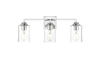 Ronnie Three Light Bath Sconce in Chrome and Clear (173|LD7314W23CH)