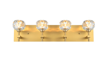 Graham Four Light Wall Sconce in Gold and Clear (173|3509W25G)