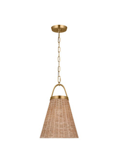 Whitby One Light Pendant in Burnished Brass (454|CP1421BBS)