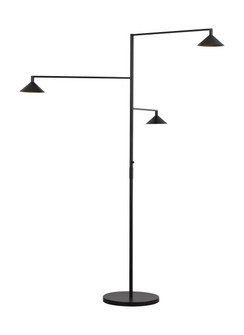 Three Light Outdoor Floor Lamp in Black (182|SLOFL26127B)