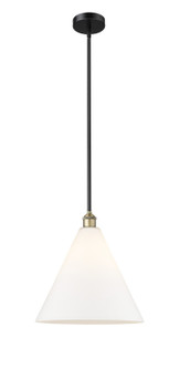 Edison One Light Pendant in Black Antique Brass (405|616-1S-BAB-GBC-161)