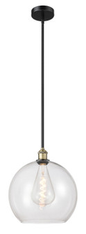 Edison One Light Pendant in Black Antique Brass (405|616-1S-BAB-G122-14)