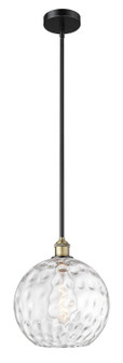 Edison One Light Mini Pendant in Black Antique Brass (405|616-1S-BAB-G1215-12)