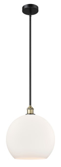 Edison One Light Pendant in Black Antique Brass (405|616-1S-BAB-G121-14)