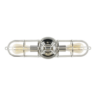 Urban Renewal Two Light Wall Bracket in Polished Nickel (1|WB1704PN)