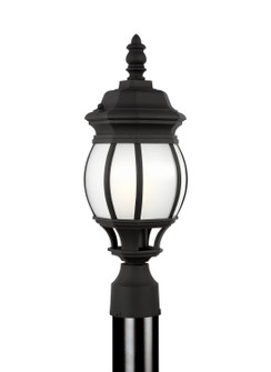 Wynfield One Light Outdoor Post Lantern in Black (1|89202-12)