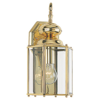 Classico One Light Outdoor Wall Lantern in Polished Brass (1|8509-02)