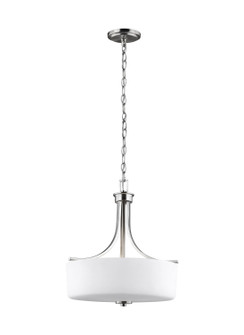 Canfield Three Light Pendant in Brushed Nickel (1|6528803-962)