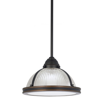 Pratt Street Prismatic One Light Pendant in Autumn Bronze (1|65060-715)