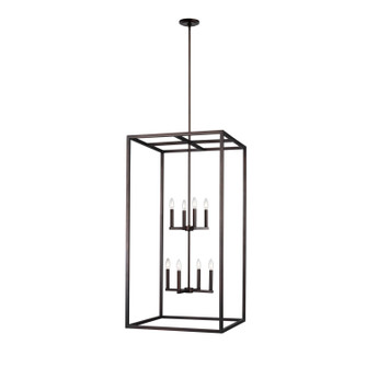 Moffet Street Eight Light Hall / Foyer Pendant in Bronze (1|5234508-710)
