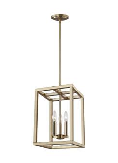 Moffet Street Three Light Hall / Foyer Pendant in Satin Brass (1|5134503-848)