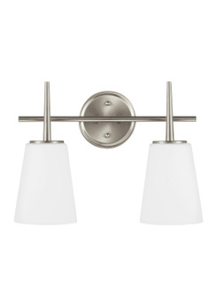 Driscoll Two Light Wall / Bath in Brushed Nickel (1|4440402EN3-962)