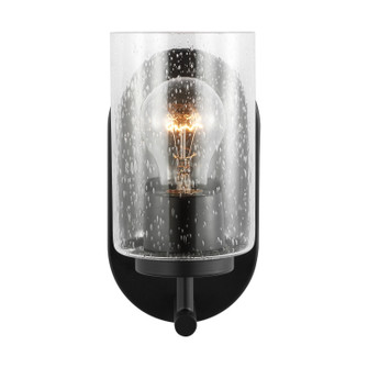 Oslo One Light Wall / Bath Sconce in Midnight Black (1|41170-112)