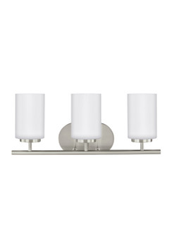 Oslo Three Light Wall / Bath in Brushed Nickel (1|41162-962)