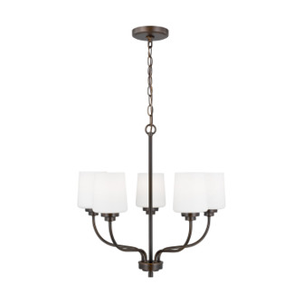 Windom Five Light Chandelier in Bronze (1|3102805EN3-710)