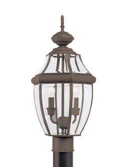 Lancaster Two Light Outdoor Post Lantern in Antique Bronze (1|8229EN-71)