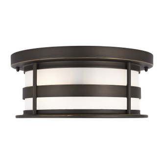 Wilburn Two Light Outdoor Flush Mount in Antique Bronze (1|7890902-71)