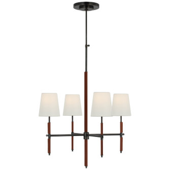 Bryant Wrapped LED Chandelier in Bronze and Saddle Leather (268|TOB 5580BZ/SDL-L) Bryant Wrapped LED Chandelier in Bronze and Saddle Leather (268|TOB 5580BZ/SDL-L)