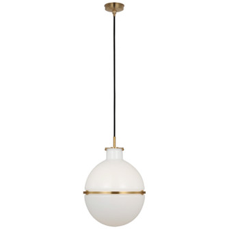 Maxey LED Pendant in Hand-Rubbed Antique Brass (268|TOB 5486HAB-WG)