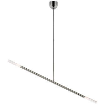 Rousseau LED Linear Chandelier in Polished Nickel (268|KW 5597PN-SG)