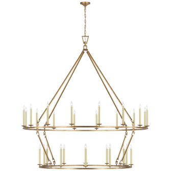 Darlana Ring LED Chandelier in Gilded Iron (268|CHC 5278GI)