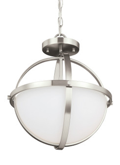 Alturas Two Light Semi-Flush Convertible Pendant in Brushed Nickel (1|7724602EN3-962)