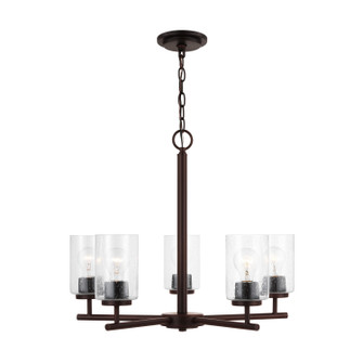 Oslo Five Light Chandelier in Bronze (1|31171-710)