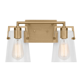 Crofton Two Light Bath in Satin Brass (454|DJV1032SB)