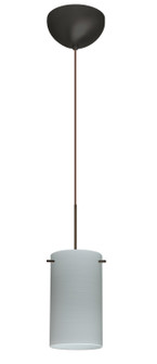 Stilo One Light Pendant in Bronze (74|1XC-4404KR-LED-BR)