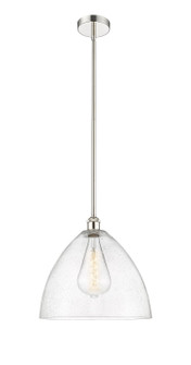 Edison One Light Pendant in Polished Nickel (405|616-1S-PN-GBD-164)
