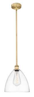 Edison One Light Mini Pendant in Brushed Brass (405|616-1S-BB-GBD-122)