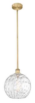 Edison One Light Mini Pendant in Brushed Brass (405|616-1S-BB-G1215-12)