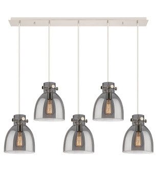 Downtown Urban One Light Linear Pendant in Polished Nickel (405|125-410-1PS-PN-G412-8SM)