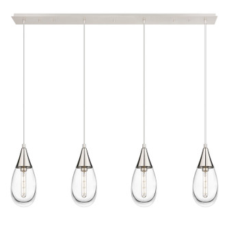 Downtown Urban LED Linear Pendant in Polished Nickel (405|124-450-1P-PN-G450-6CL)