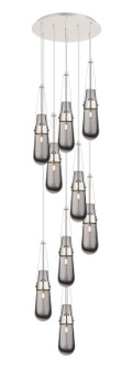 Downtown Urban LED Pendant in Polished Nickel (405|119-452-1P-PN-G452-4SM)