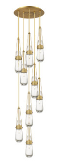 Downtown Urban LED Pendant in Brushed Brass (405|119-452-1P-BB-G452-4CL)