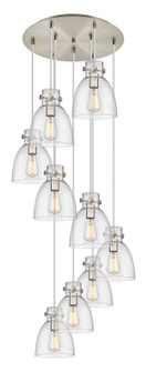 Downtown Urban Nine Light Pendant in Brushed Satin Nickel (405|119-410-1PS-SN-G412-8SDY)