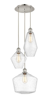 Ballston Three Light Pendant in Polished Nickel (405|113B-3P-PN-G654-MU)