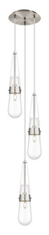 Downtown Urban LED Pendant in Brushed Satin Nickel (405|113-452-1P-SN-G452-4CL)