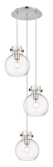 Newton Two Light Pendant in Polished Nickel (405|113-410-1PS-PN-G410-8CL)