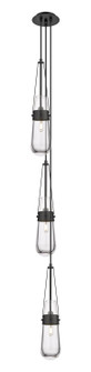 Downtown Urban LED Pendant in Matte Black (405|103-452-1P-BK-G452-4CL)