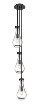 Downtown Urban LED Pendant in Matte Black (405|103-451-1P-BK-G451-5CL)