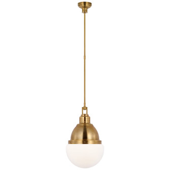 Bernard LED Pendant in Hand-Rubbed Antique Brass (268|AL 5050HAB-WG)