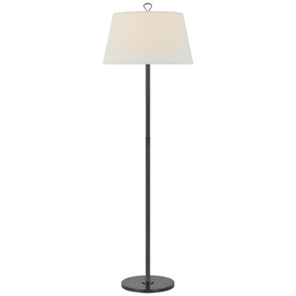 Griffin LED Floor Lamp in Bronze and Chocolate Leather (268|AL 1000BZ/CHC-L)