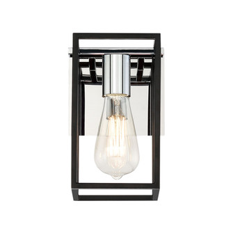 Stafford One Light Wall Sconce in Chrome/Black (40|37115-012)